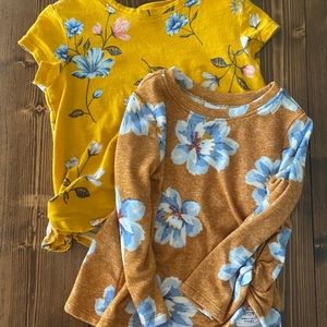 2 T or 24 month girls shirts .